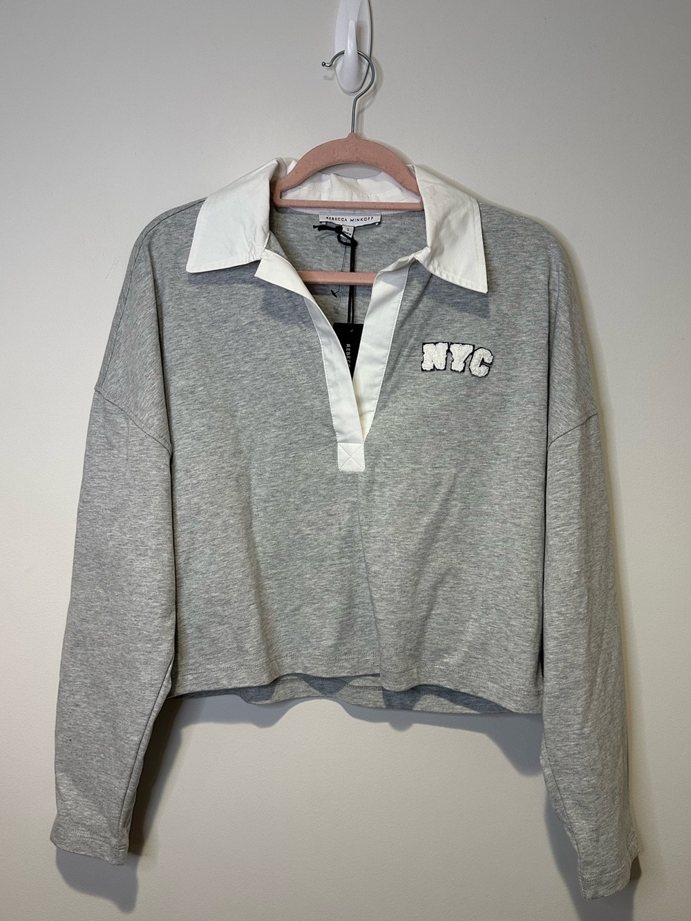 NWT rebecca minkoff nyc rugby shirt size small